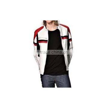 NEW MEN BIKER LEATHER JACKET