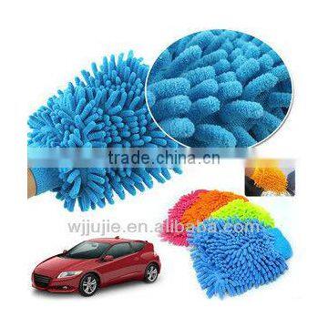 Microfiber car cleaning gloves