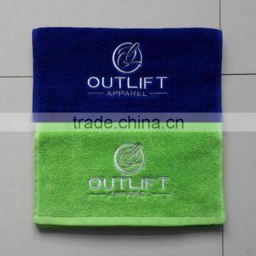 Solid color 100% Cotton custom logo cheap towels