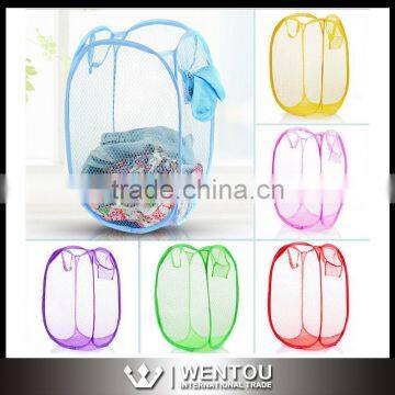 Wholesale New Mesh Foldable Laundry Hamper