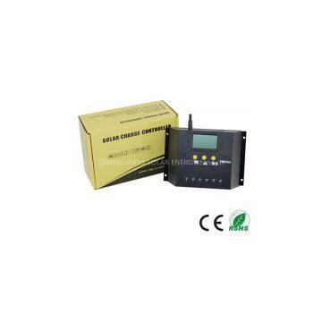 QueensWing 12/24V 60A PWM Solar Charge Controller With LCD Display