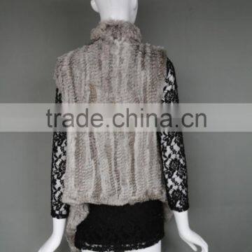 Fashion Ladies Knit Fur Vest/ Spring Outwear Coat With Fine Workmanship photo-4