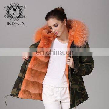 Top Grade Latest Fashion Faux Fur Women Jackets With Raccon Fur Collar photo-2