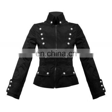 Ladies Cotton Made Gothic Parade Jacket