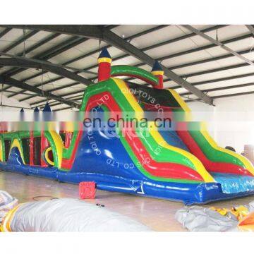 animal world obstacle challenge inflatable bouncer castle