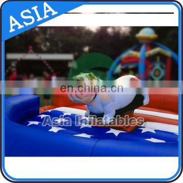 Amusment Park Equipment Mechanical Bulldog Manufacturer Park Games Inflatable Rodeo Bull Rides For Sale