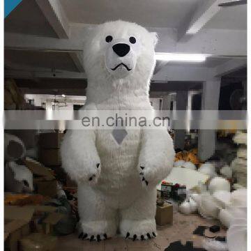 white adult polar bear costume