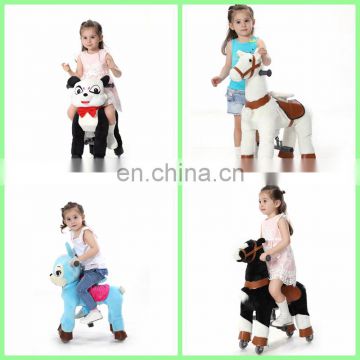 New arrival!!!HI CE funny ride on animal toys for kids,mechanical ride on doll with wheel