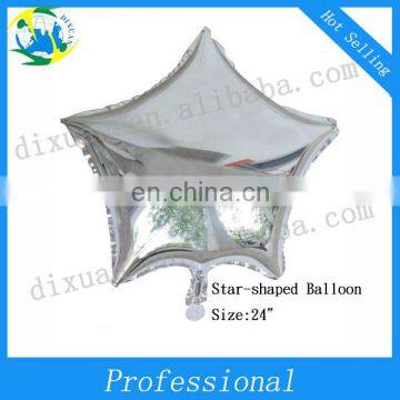 (DX-QQ-0037)24" STER-SHAPED NON LATEX BALLOONS