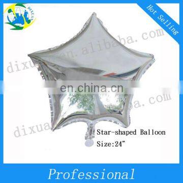 (DX-QQ-0037)24" STER-SHAPED NON LATEX BALLOONS