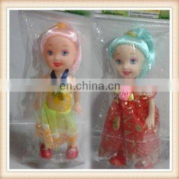 3.5" plastic toy fashion mini doll