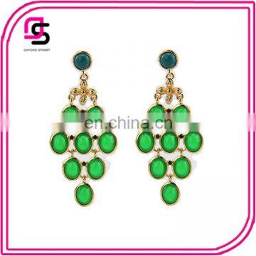 2017 Personality beautiful atmosphere gem Earrings for women