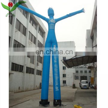 Custom design sky dancer double leg desktop inflatable tube man