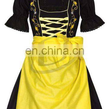 Bright Silk Dirndl Oktoberfest, Carnival Dress, Party Dress, Quality Dress(Traditional Clothing)