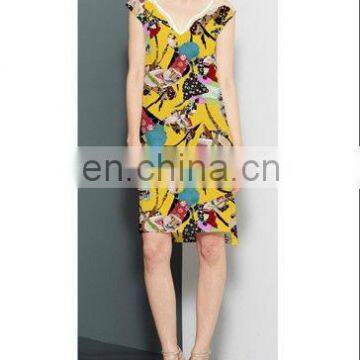 Yarn-dyed jacquard digital printing chiffon fabric Silk feel comfortable breathe freely Thermal transfer