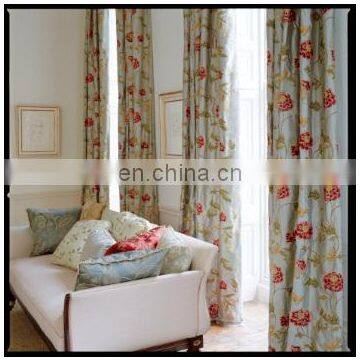 High-grade embroidered linen curtains