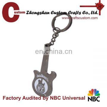 Hot Fashion Rock electric guitar souvenir metal keychain as gifts