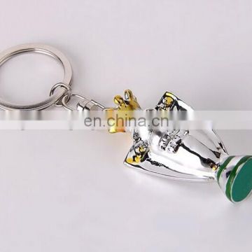 Novelty wholesale metal keychain sports gift item