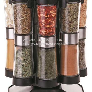 high quality 16 jars spice jar set