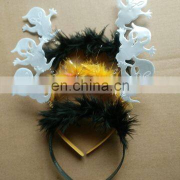 feather ghost Halloween Headbands festival Easter ghost Hair Band party favor products girls