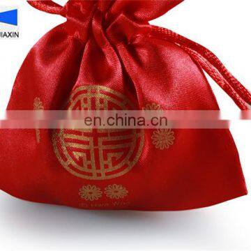 manufacture custom satin drawstring hair bag from China Alibaba