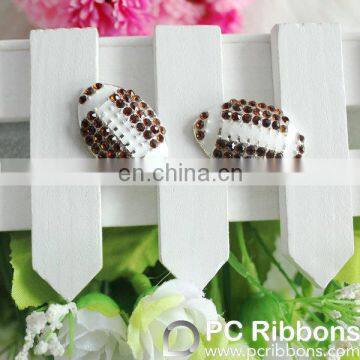 Spring 2014 rugby sports garment accessory rhinestone buttons