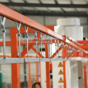 Powder coating system transport component