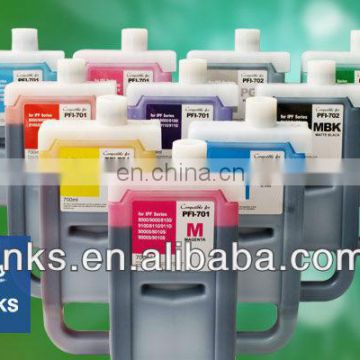 Compatible For PFI704 Cartridge Canon IPF8300 12 Color Pigment Ink