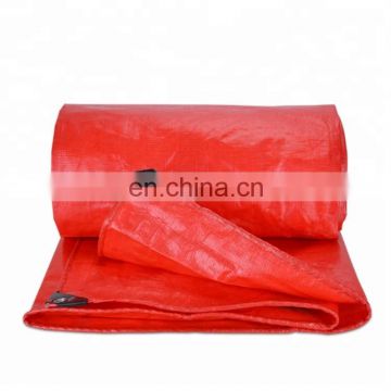 Red Color Haicheng Woven Importer Tarps PE Tarpaulin