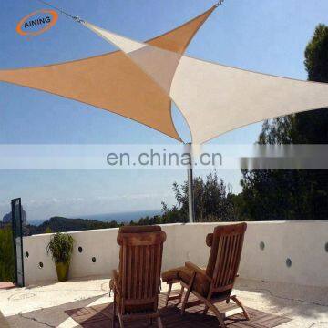 HDPE anti UV 180g triangular sailing awning