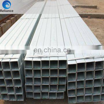 SCH40 Hot Dipped Galvanized Square Steel Pipes or Tubes Used in Fence Post