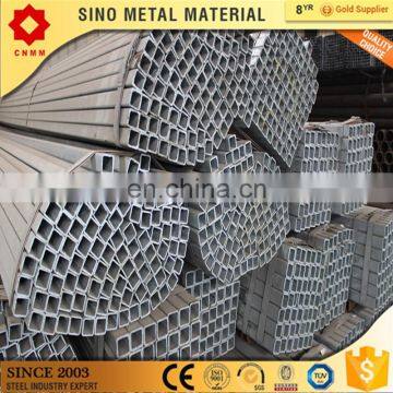 pre galvanized rectangular pipe 38x25mm pre galvanized gi pipe gi square hollow section for india market