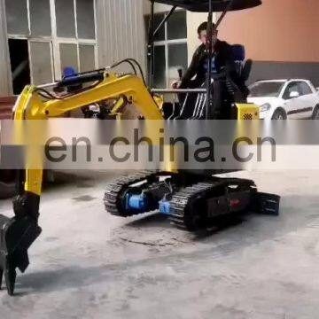 High quality 1.3 ton 1.5 ton hydraulic mini excavator with various attachments