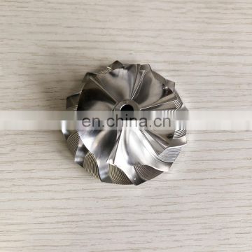 TD05 52.75/72.00mm 6+6 blades turbocharger milling/aluminum 2618/billet compressor wheel