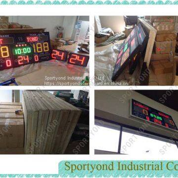 Indoor and Outdoor Electronic Baketball Scoreboard and Shot Clock Timer