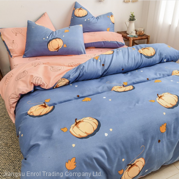 Autumn and Winter Thickened Cotton Sanded 4pcs Bedding Set photo-5