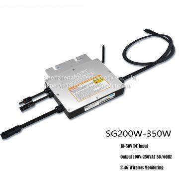 PV Smart Micro Inverter 200W 250W 300W 350W 400W 450W 500W 600W 700W 1000W 1200W 1400W MPPT Grid Connected with 2.4G Monitoring Collector