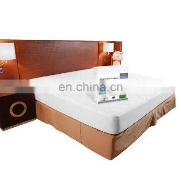 Best china manufacturer custom bamboo cotton terry or tencel tricot jacquard fabric waterproof quality mattress pad