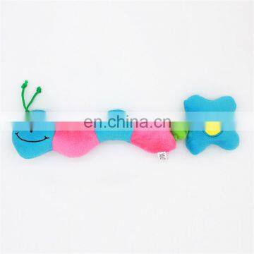 Wholesale Snake Shape Colourful Stuffed Chew Pet Dog Plush Toy Squeaky Toys photo-4