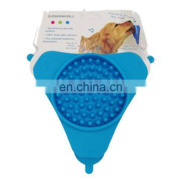 Anti-Skid Glass Wall To Divert Attention And Fix Bath Tray Pet Snack Bowl Slow Food Plate Silicone Suction Cup