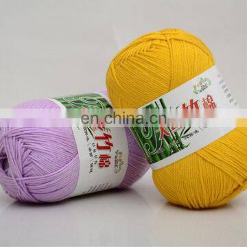 Free Samples Natural Wool Manufacturer Popular Hot Selling Oeko Tex Standard Bamboo Cotton Blend Yarn Knitting Patterns photo-2