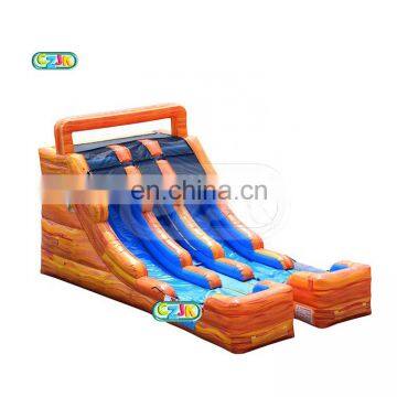 commercial grade beautiful hot sale inflatable large garden marble water slide for sale