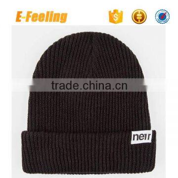 Wholesale Beanie Hat With Woven Label