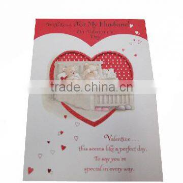 High Quality factory price paper material happy birthday greeting card
