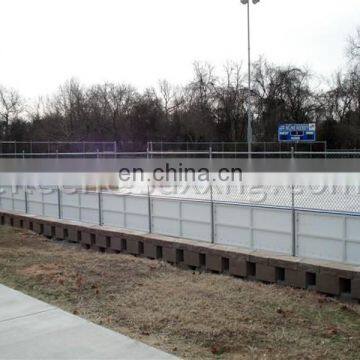 HDPE Plastic Dasher Board Barrier, Indoor Soccer Facilities