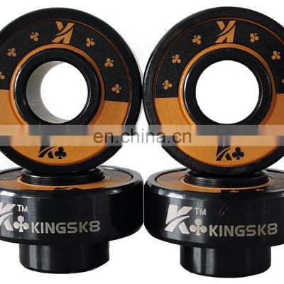 Black Ceramic Ball 608 Si3N4+Pro Super Built-In Longboard Bearings