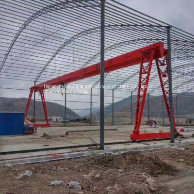 MH Type 5 Ton General Gantry Crane, Gantry Crane, Main Girder Box Support Leg Gantry Crane, Rail Type Small Crane photo-5