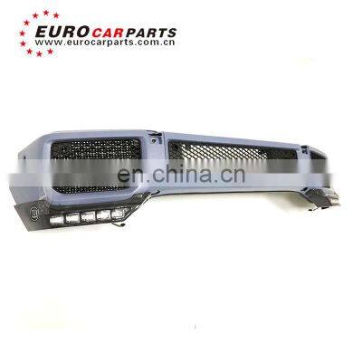 gclass front lip cover parts w463 g500 g550 g350d g63 g65 2017-2018y carbon fiber material carbon front corner lip 10LEDS