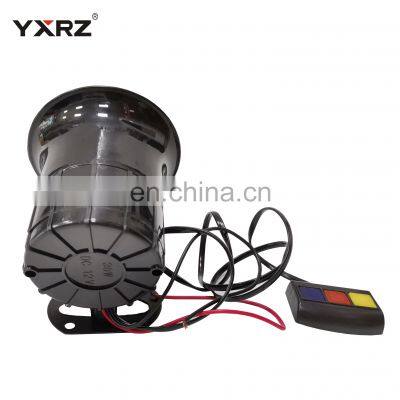 Waterproof Loud Three Tone Sound Alarm 12V Police Fire Warning Multi-sounds Music Horn for Motorcycle Car