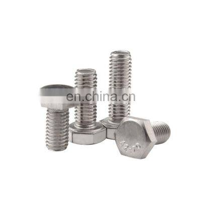 China Fasteners Screws Stainless Steel Bolt Hex Bolt Head Screw